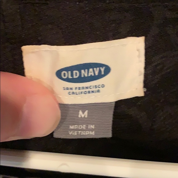 Old Navy Medium 3/4 sleeve dress. Black and white - Picture 2 of 2